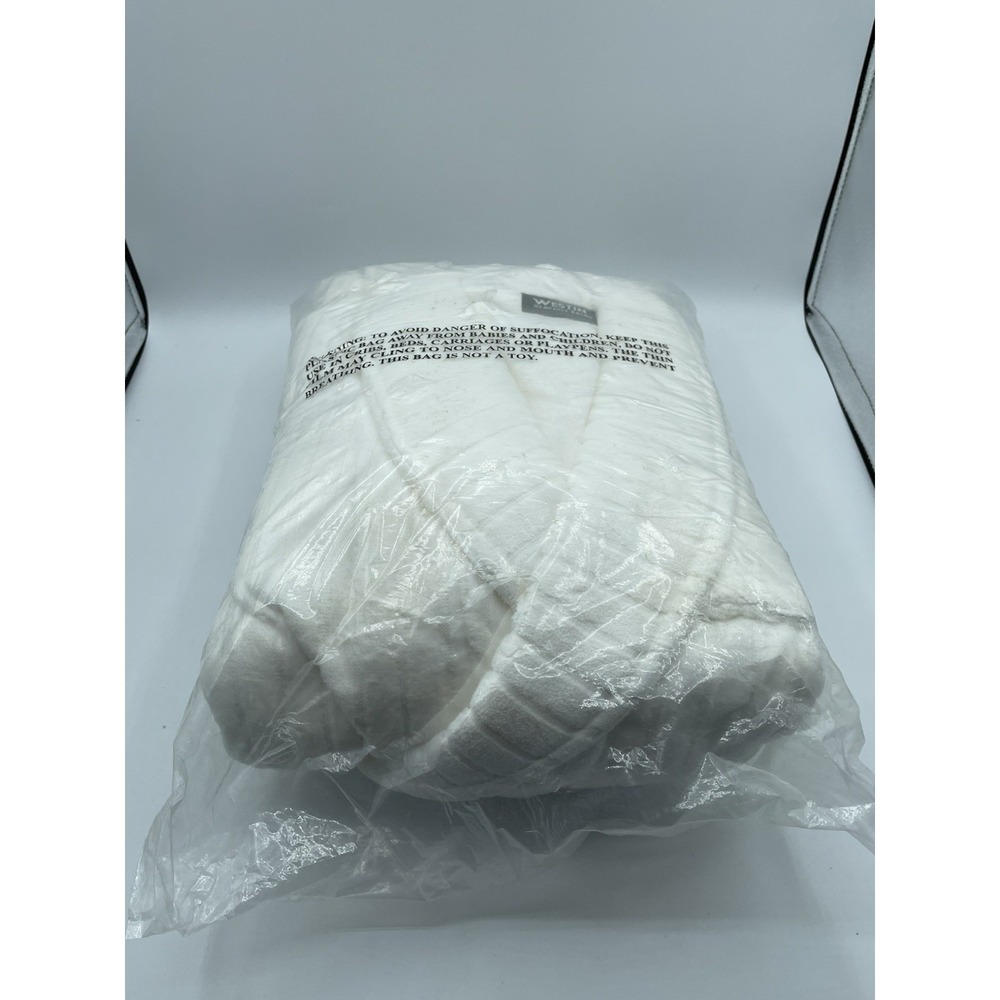 Westin Marriott Hotel Luxury Bath Robe, Heavenlybath, One Size Fit Most, White - Picture 6 of 7